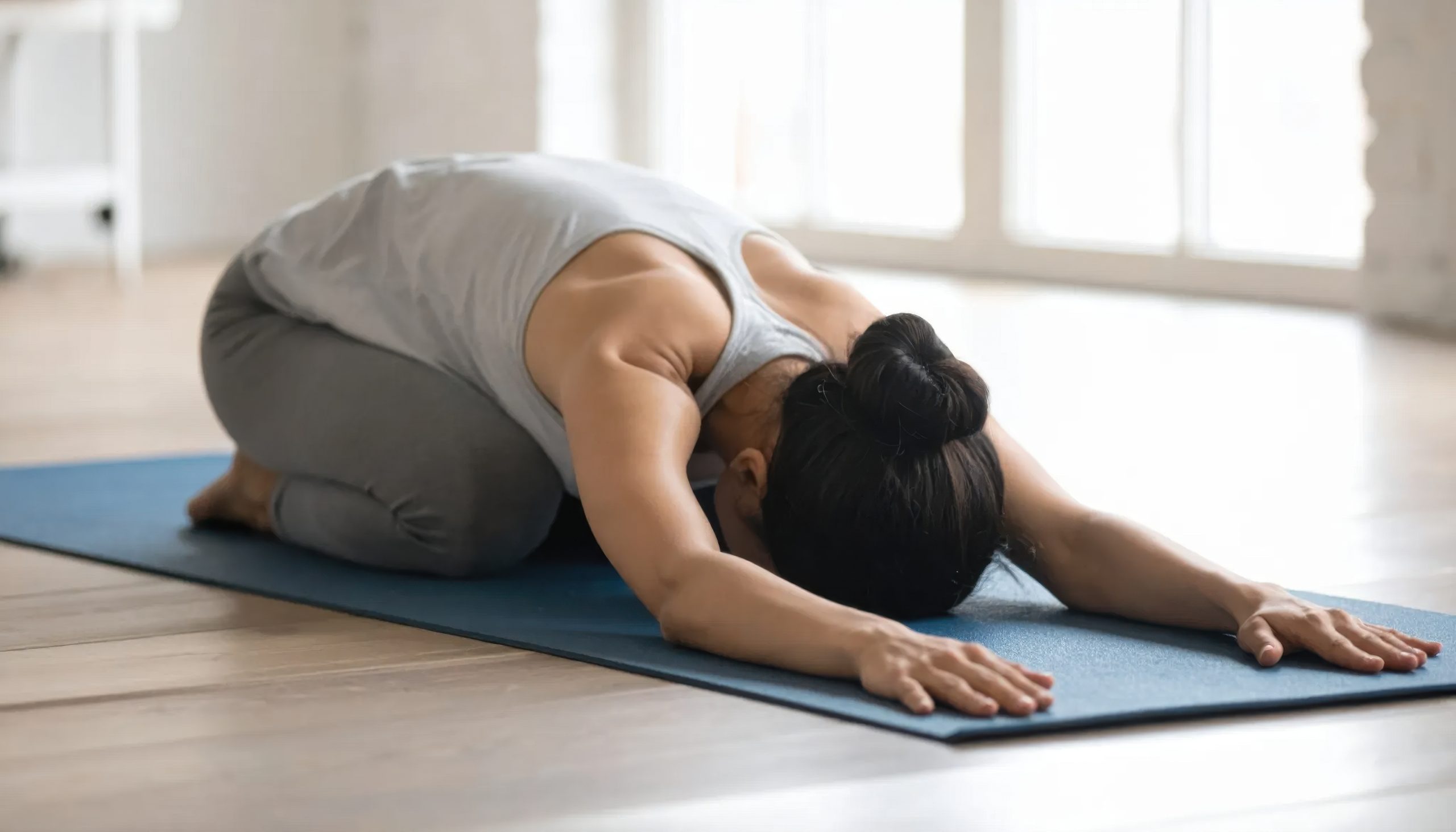 balasana yoga posture sciatique
